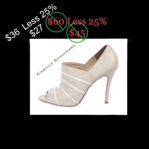 Camilla Skovgaard  4” Booties ($36 - 25%=$27)